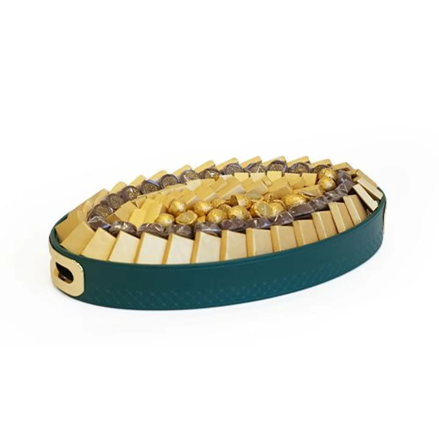 Leather Wrapped Chocolate Tray