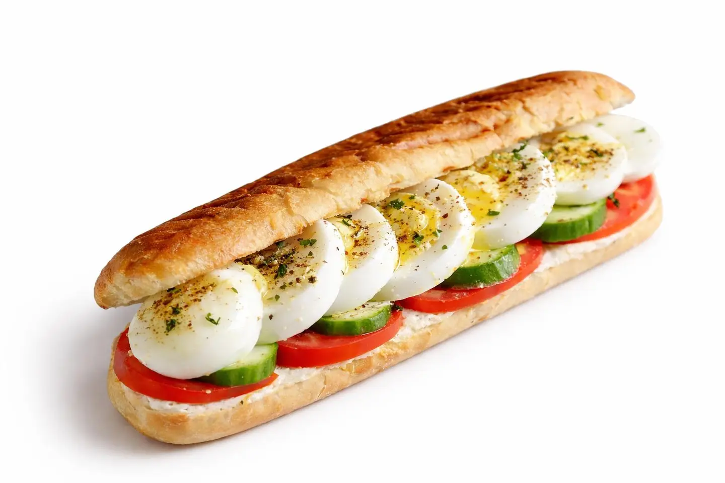 Boiled Egg And Cheese Sandwich