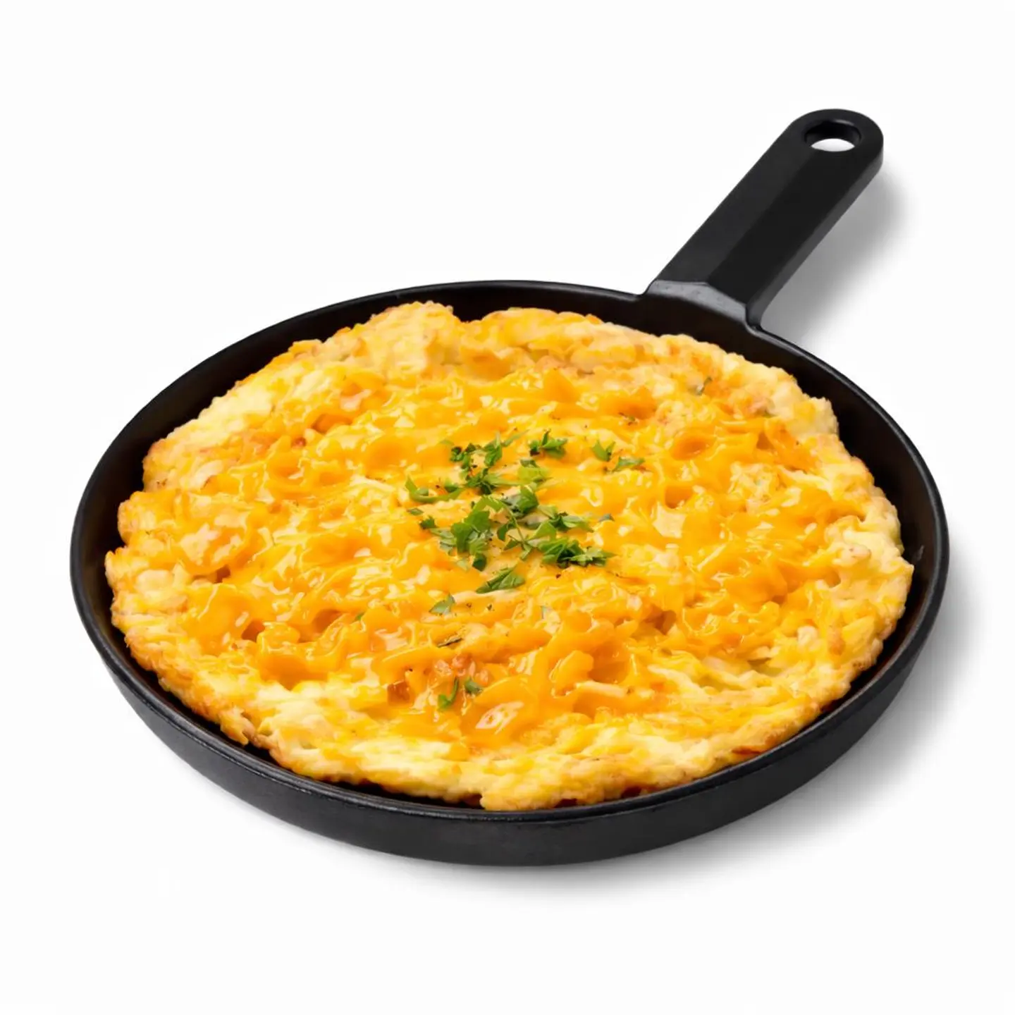 Fried Egg Dish With Cheddar Cheese