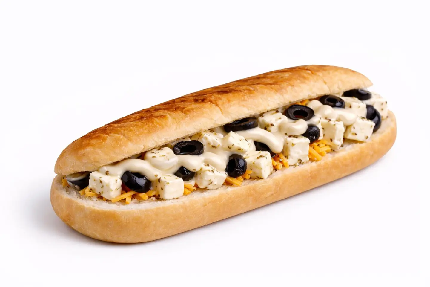 Mixed Cheese Sandwich With Olives