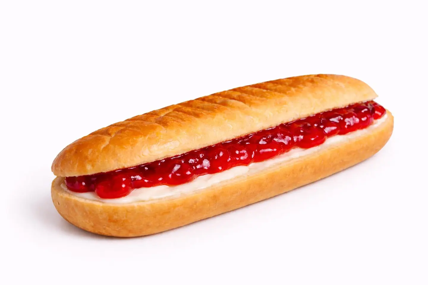 Plain Jam And Butter Sandwich
