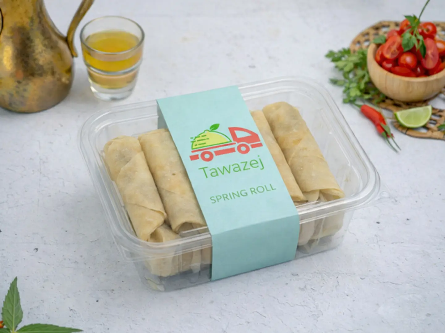 سبرينغ رول خضار