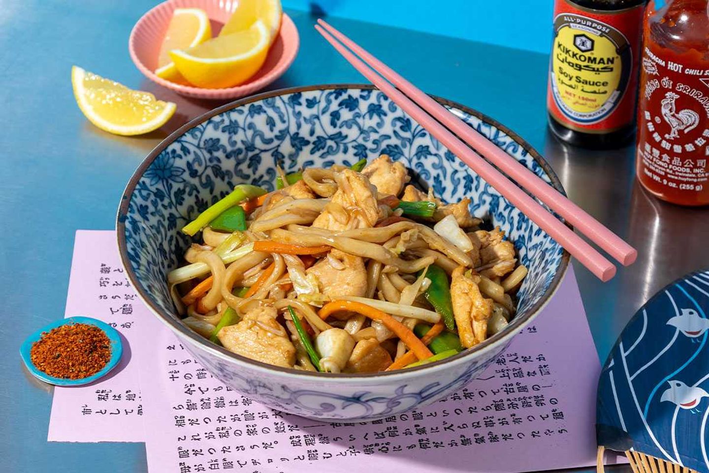 Chicken Chow Mein Noodles