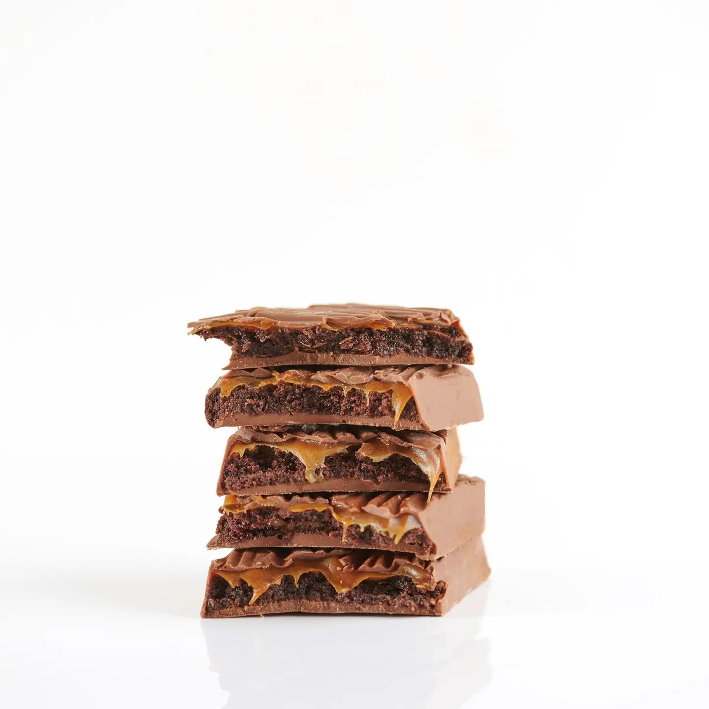 شوكليت بار فدج براوني مع كراميل مملح