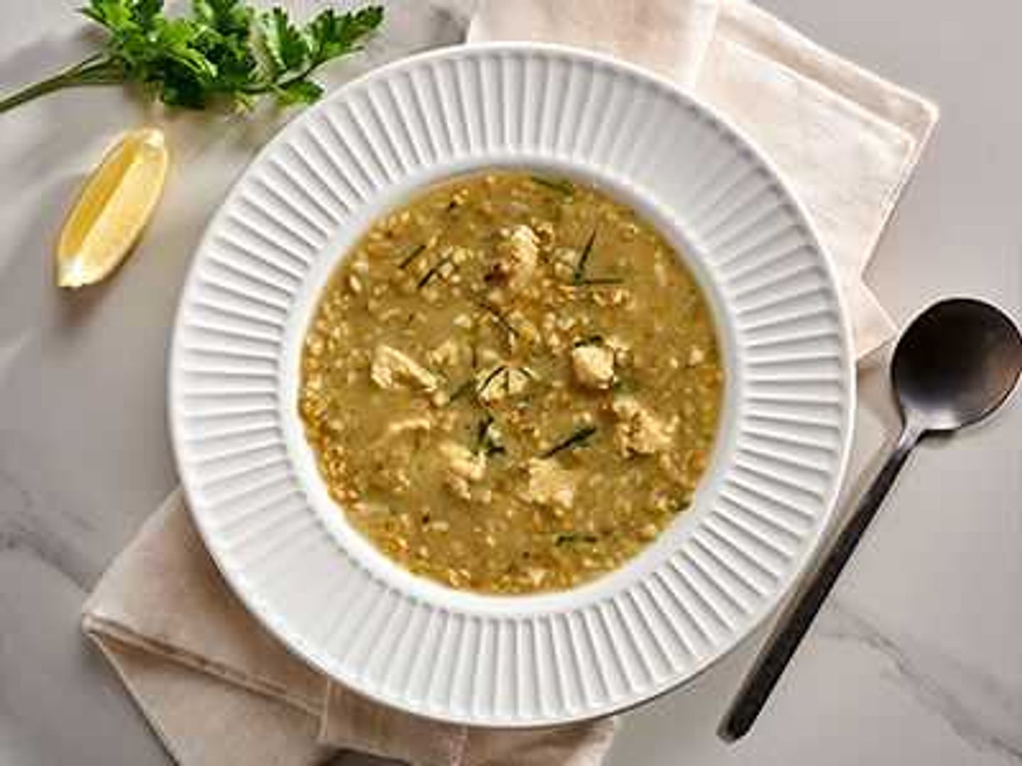 Freekeh And Chicken Soup