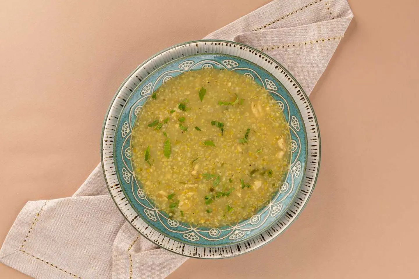 شوربة الفريكة والدجاج