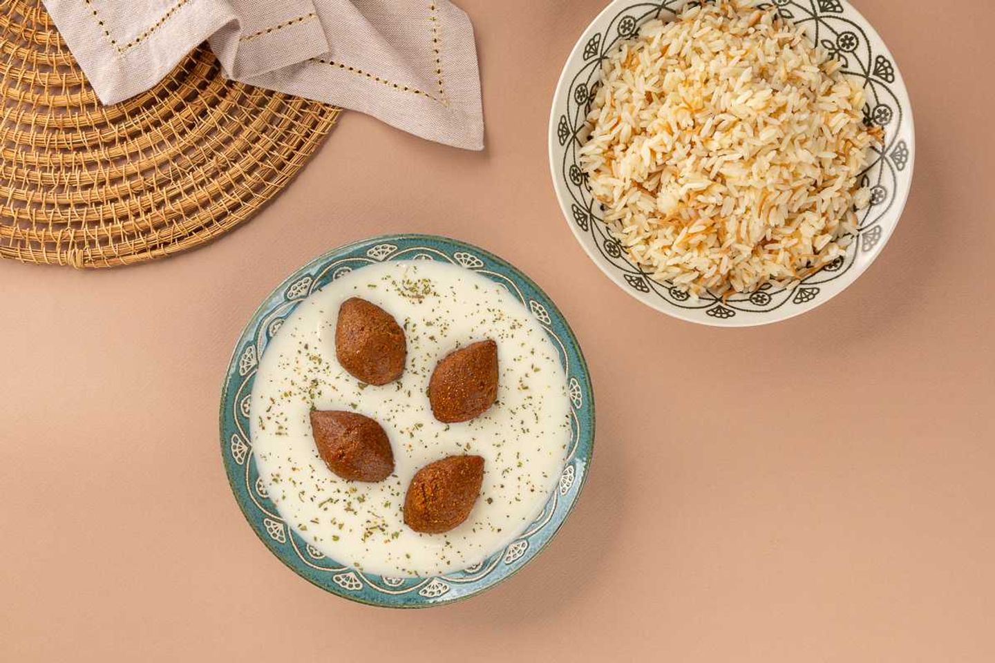 كبة بلبن
