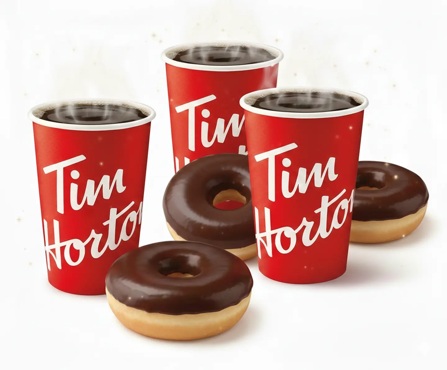 الثلاثيه عرض مجموعة القهوة المفلتره والدونات