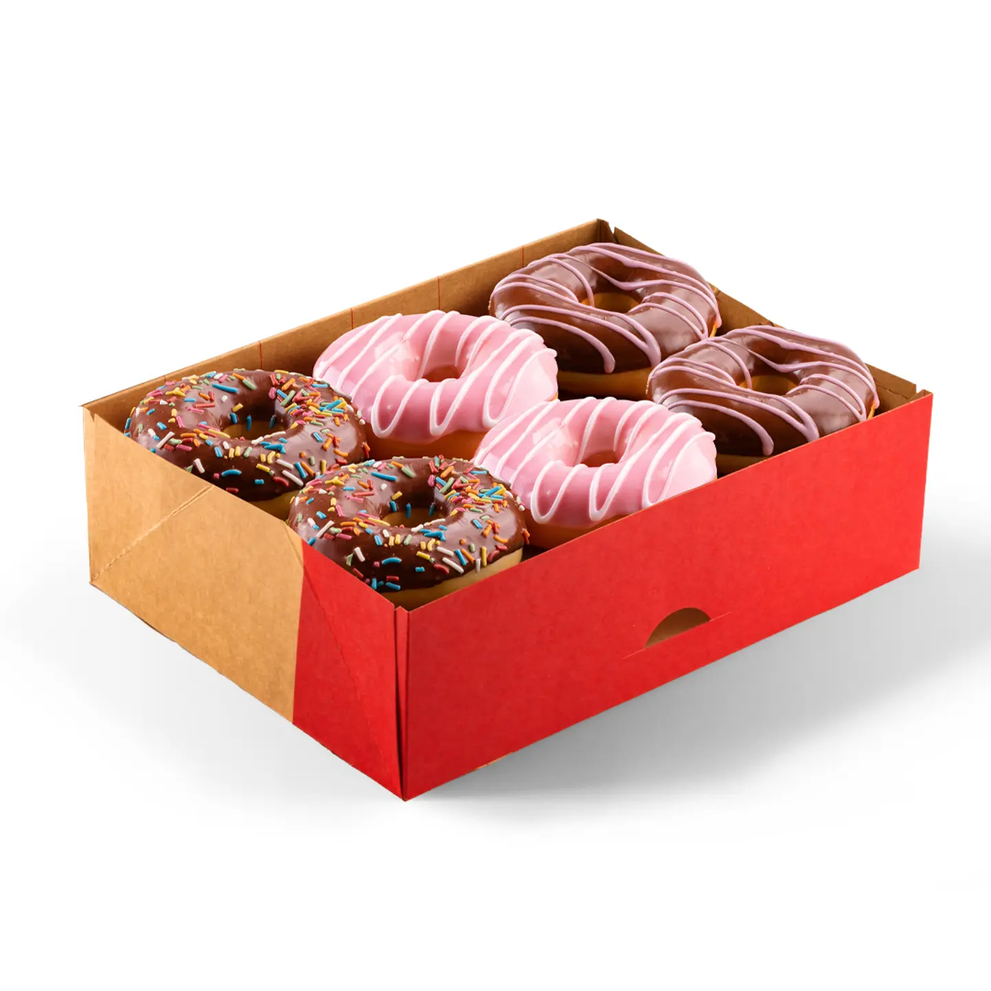 Valentines Donut   Pack Of 6 Box