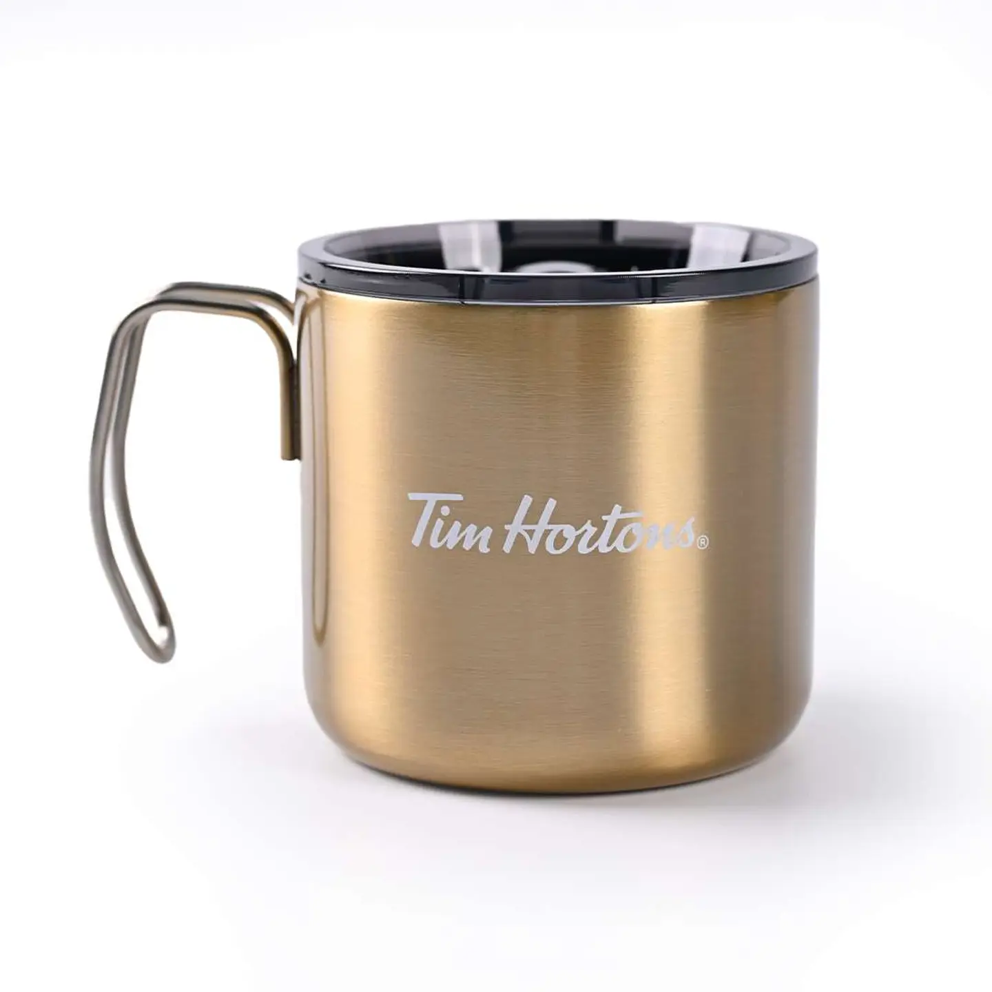 مج معدني يحمل شعار تيم هورتنز ( مع غطاء )