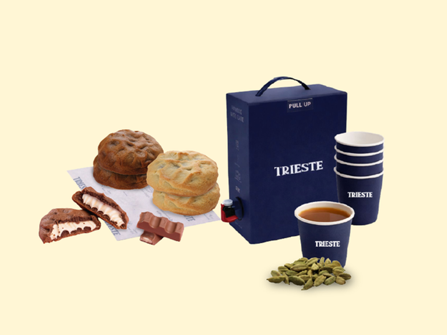 مكس كوكيز مع بوكس قهوة سعودية