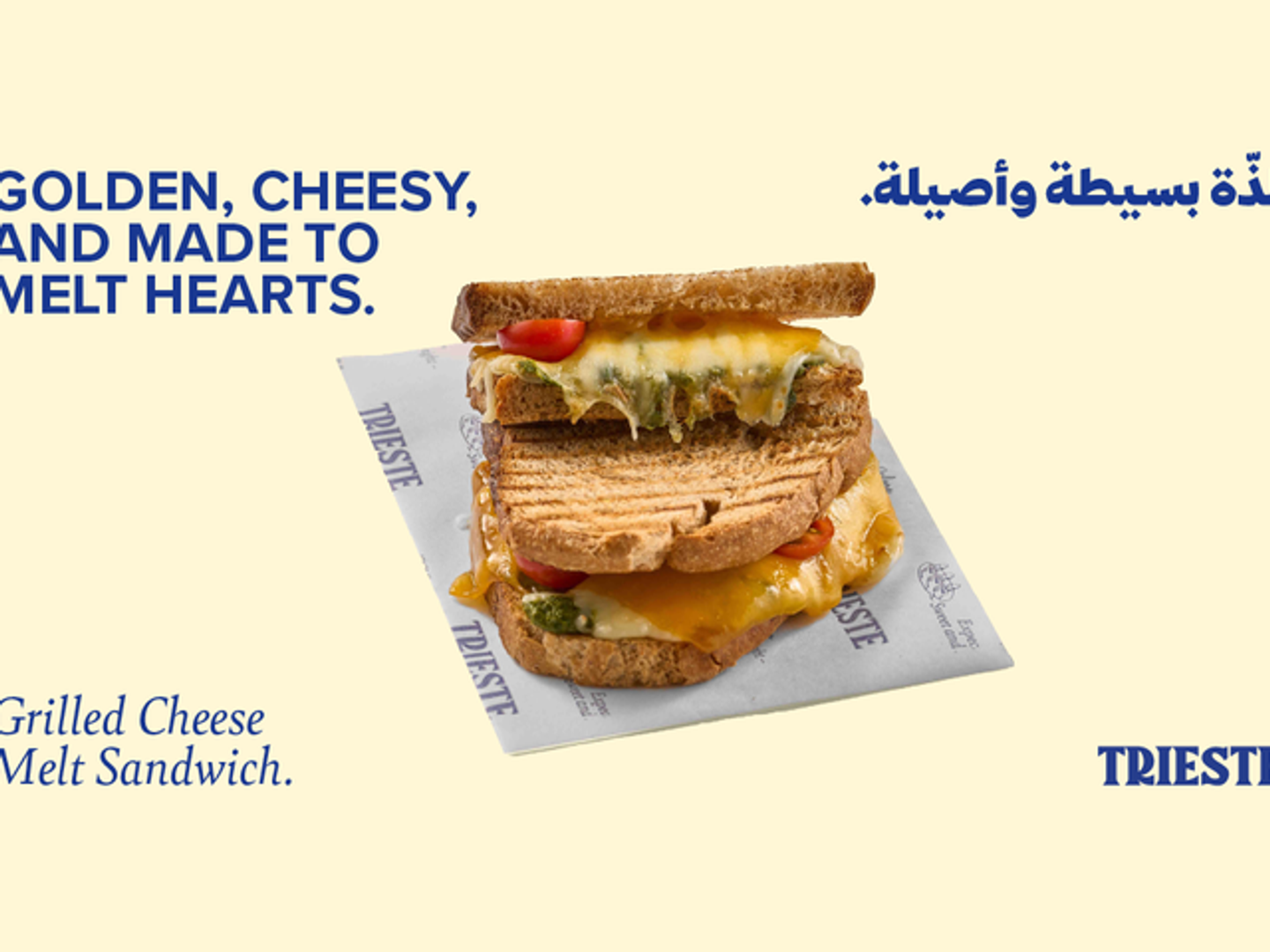 Grilled Cheese Melt Sandwich