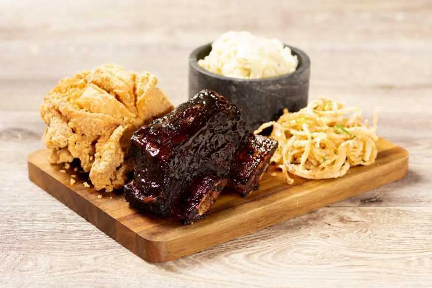 Bbq Ribs And Country Crispy Chicken