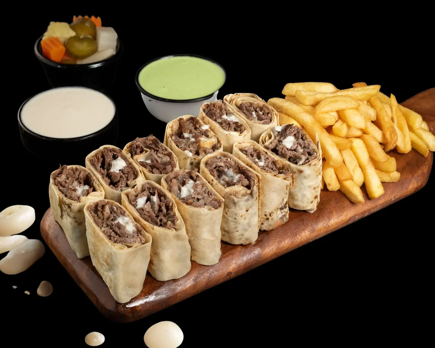 Beef Shawarma Plate (12 Pcs)