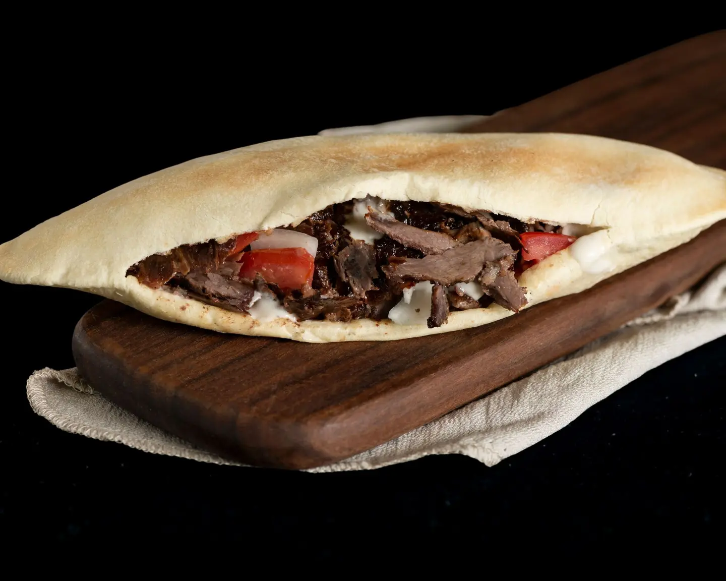 Madhbi Beef Shawarma Wrap