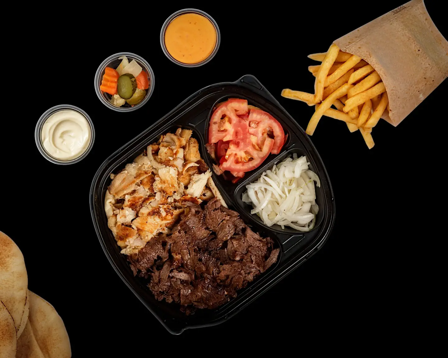 Mixed Shawarma Platter (200g)