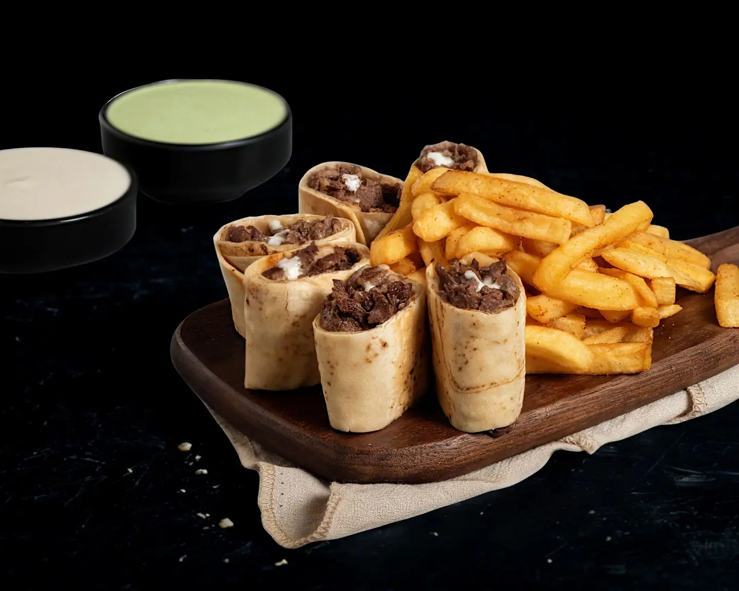 Beef Shawarma Plate (6 Pcs)