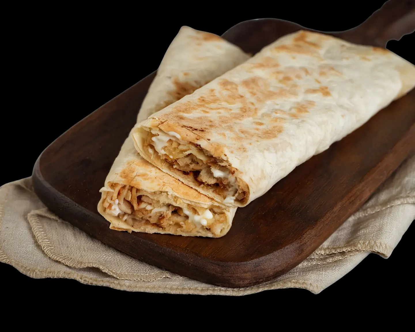 Spicy Chicken Shawarma Wrap