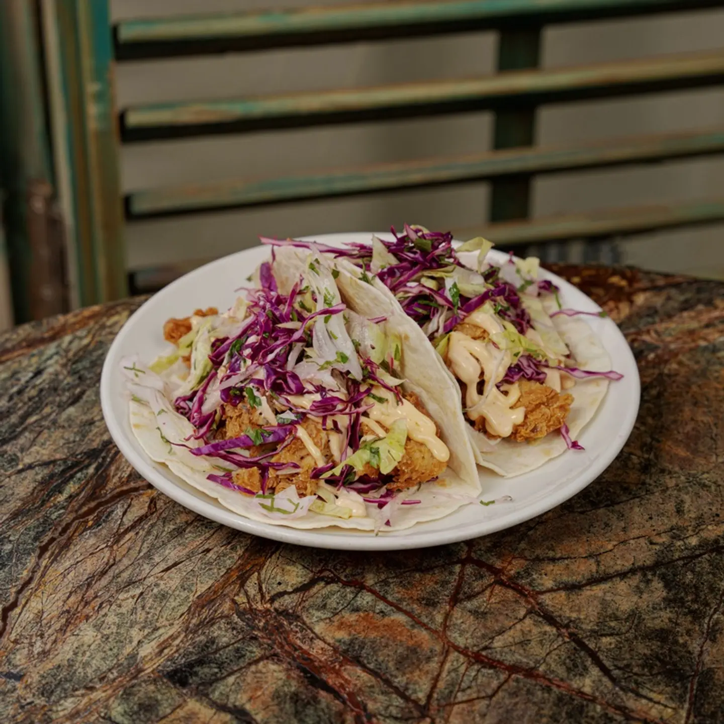 Baja Crispy Chicken Tacos