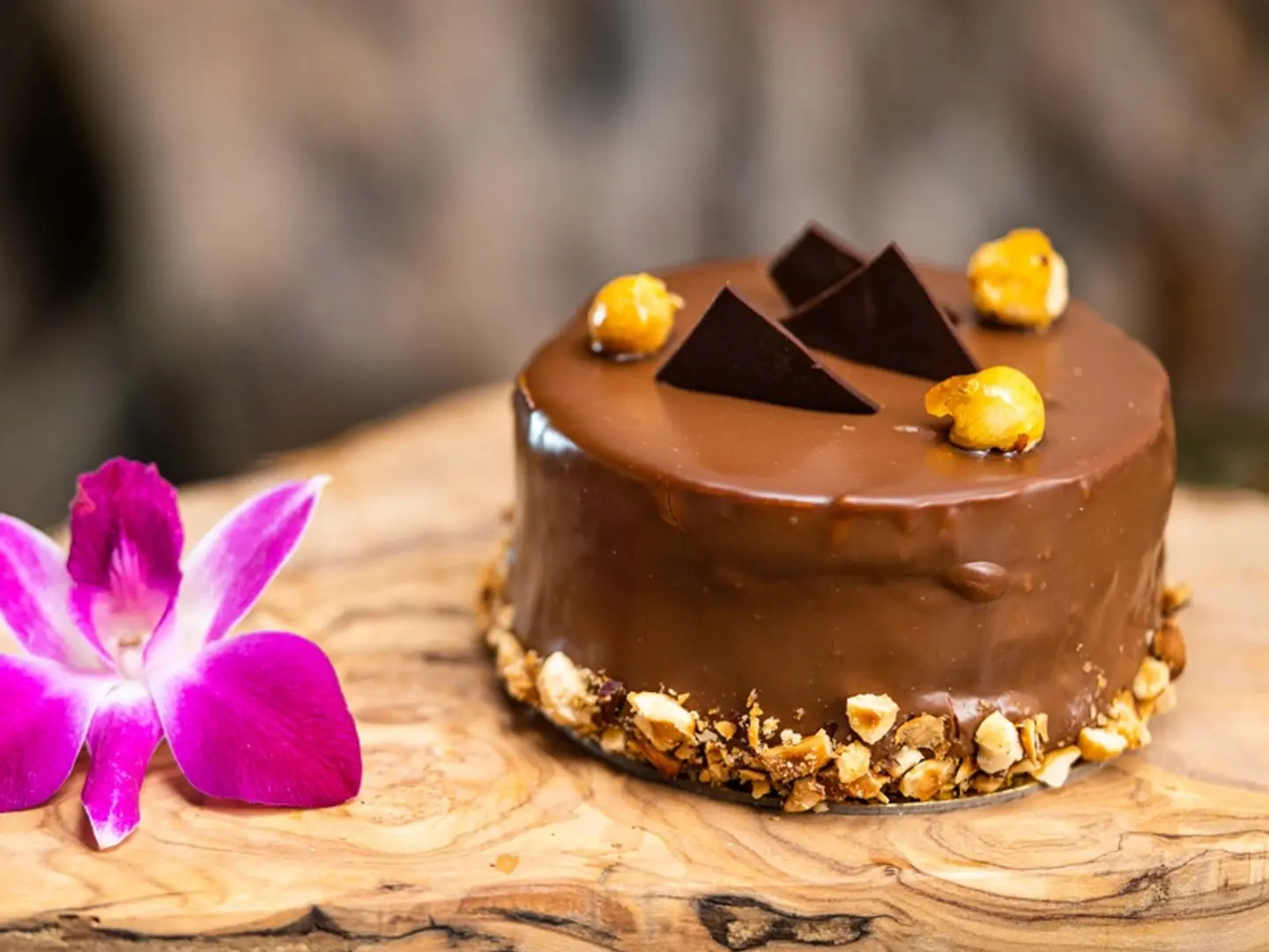 كيكة الشوكولاتة بالبندق