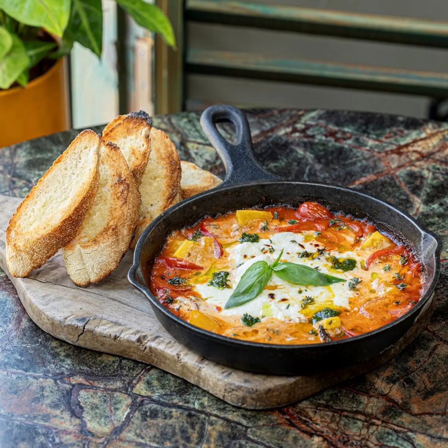 Baked Feta And Plum Tomatoes
