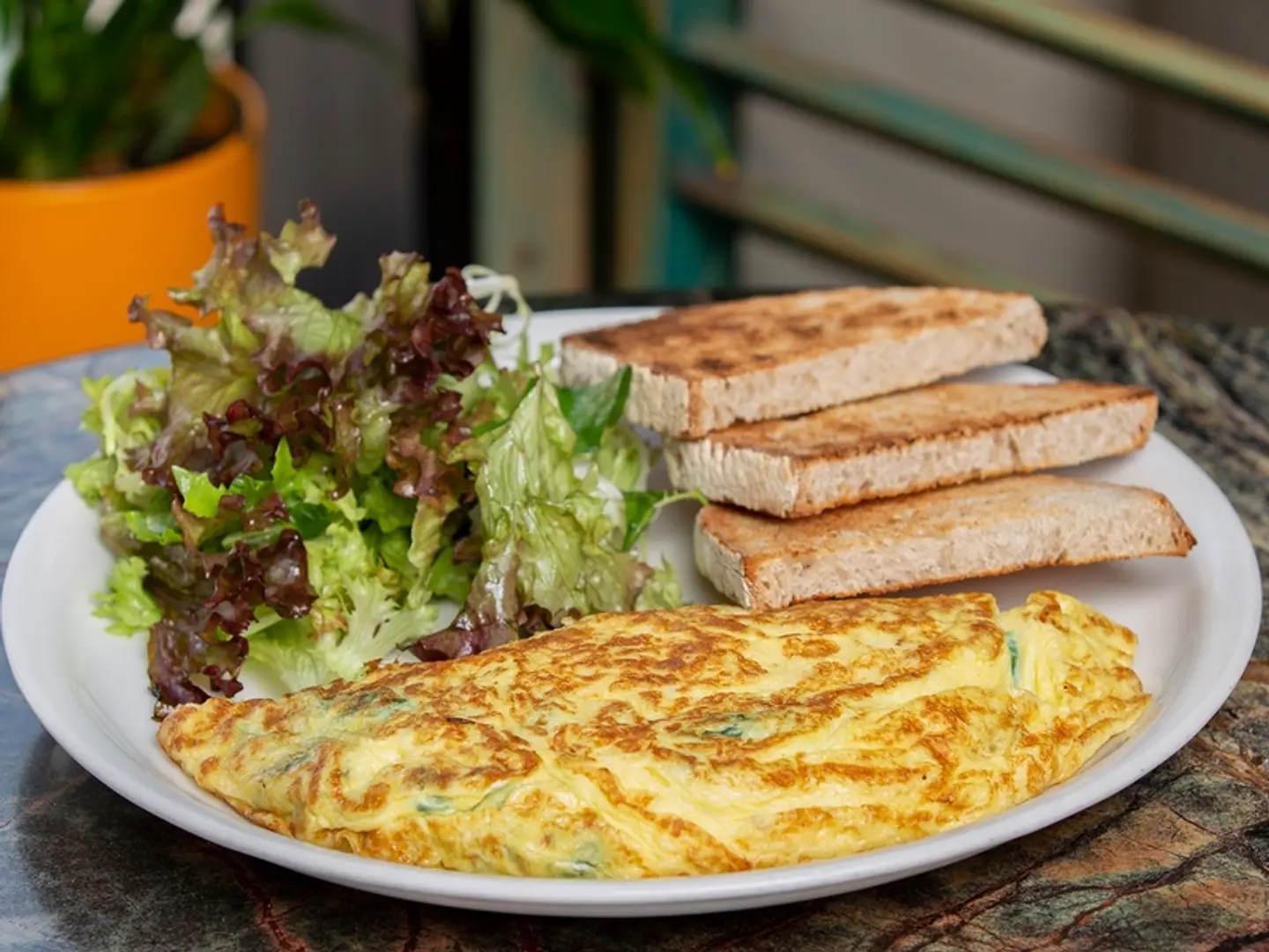 The Spinach & Feta Omelet