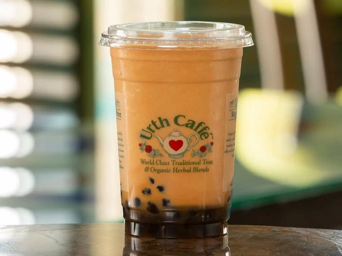 Blended Thai Red Tea Boba