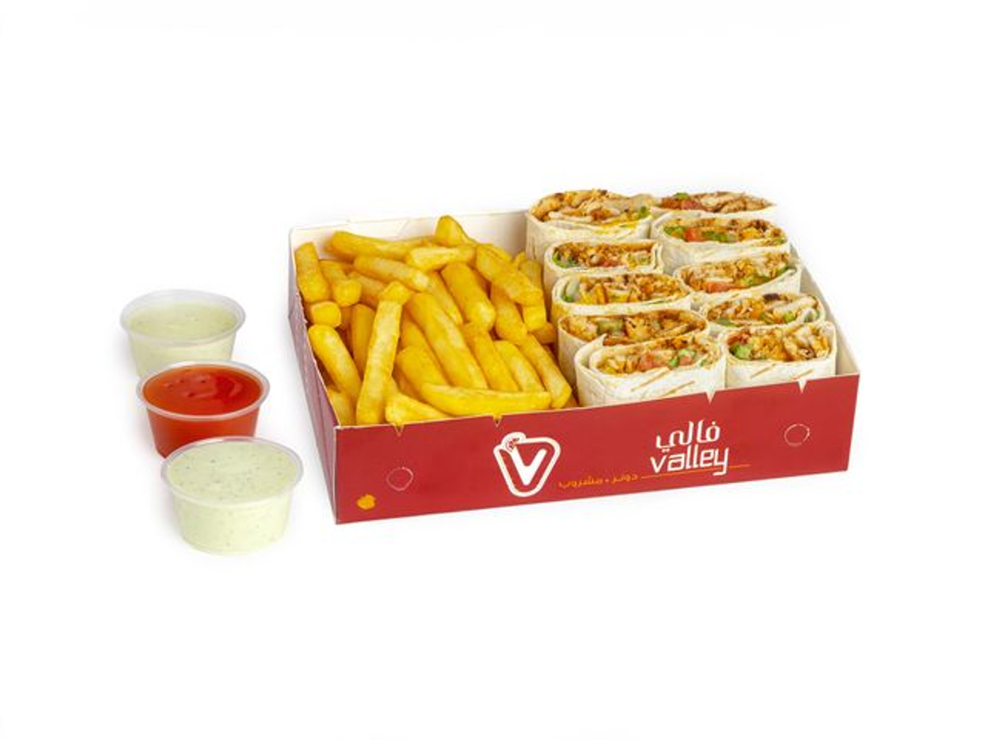 صحن عربي دجاج وسط