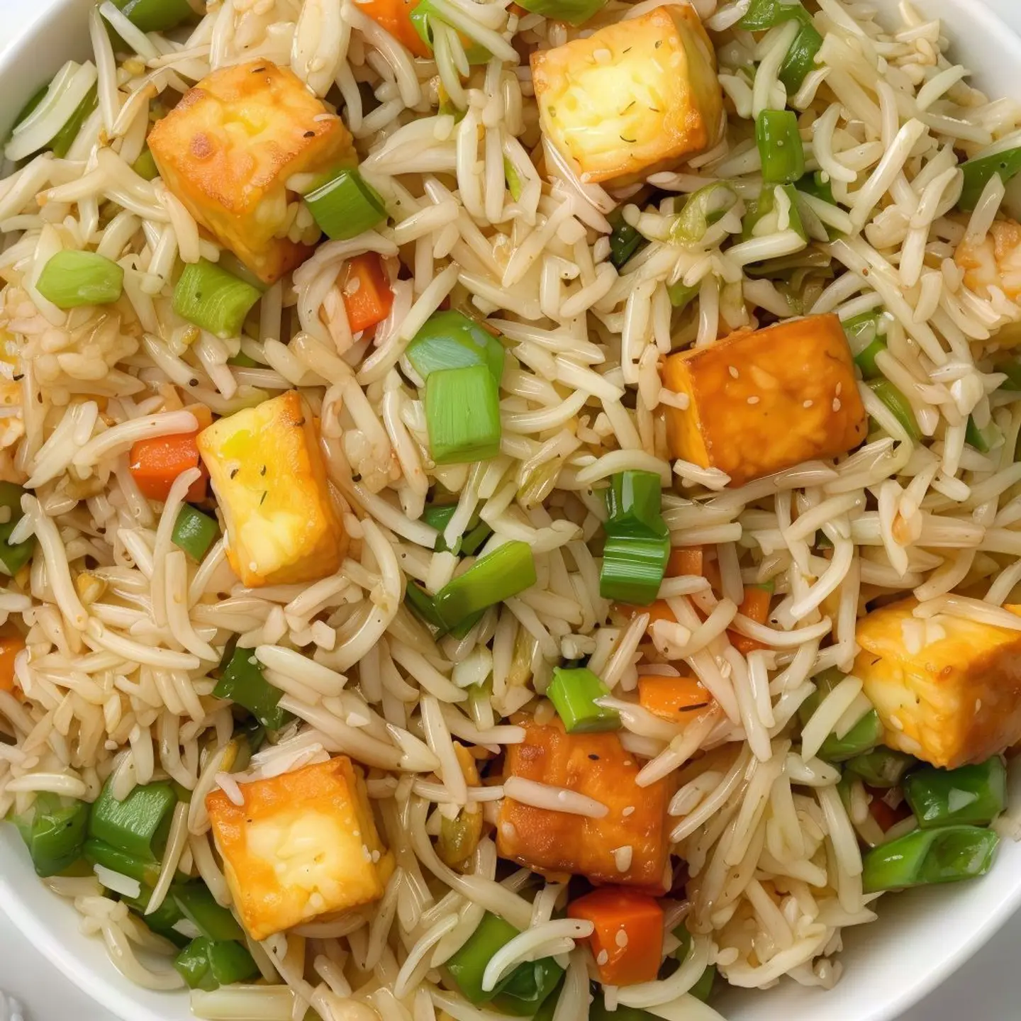 أرز شنغهاي المقلي المزدوج