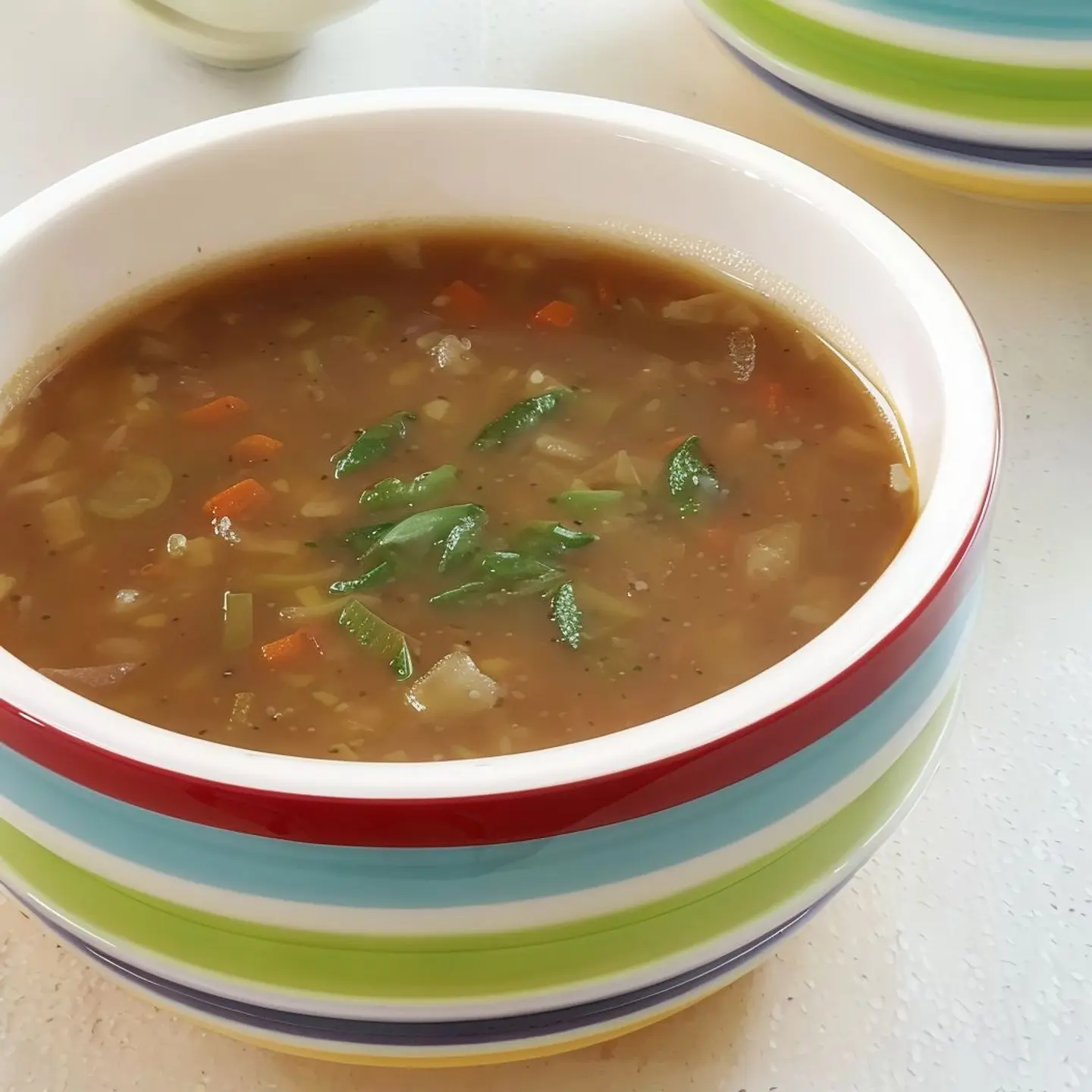 شوربة الفلفل النباتي