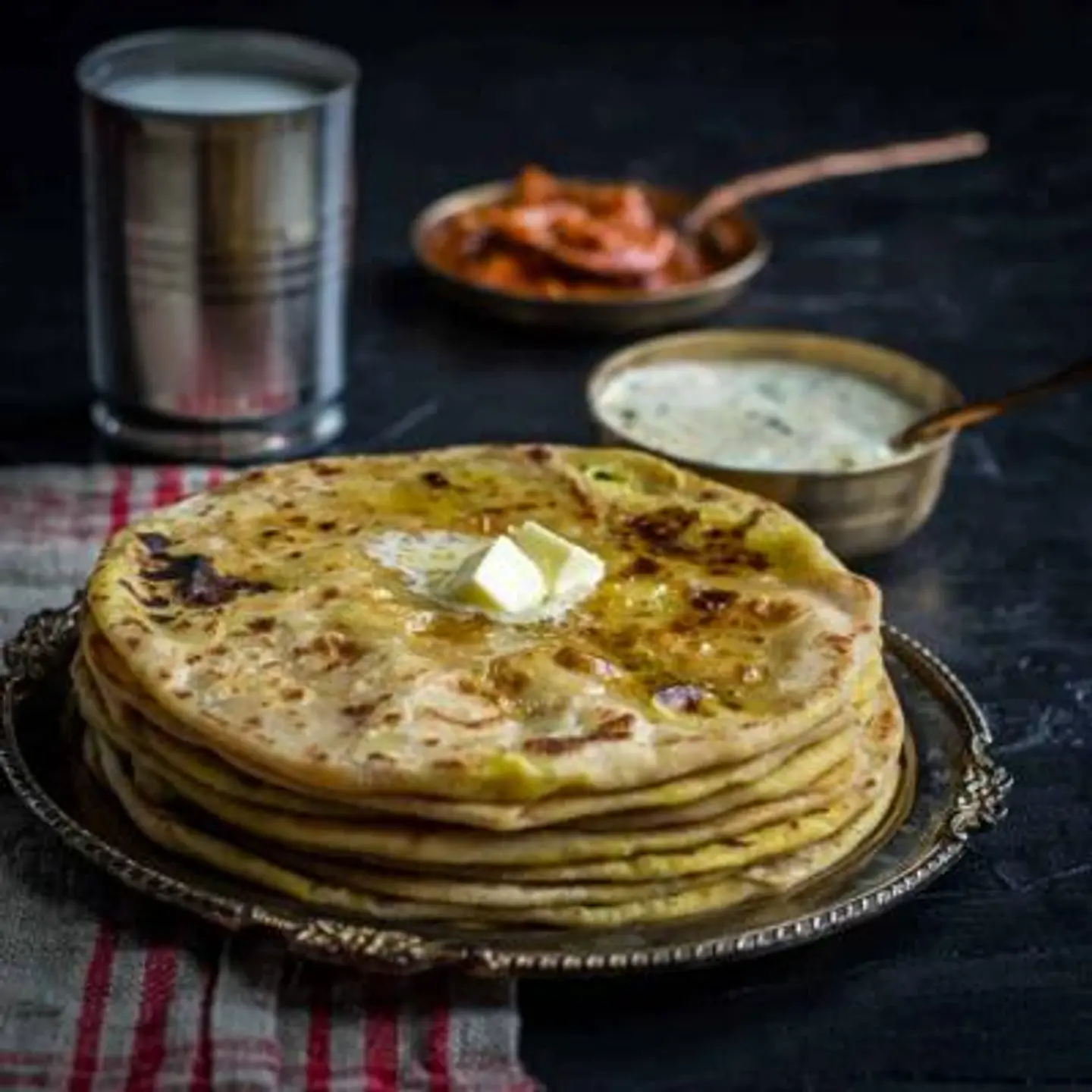 ألو باروتا مع رايثا