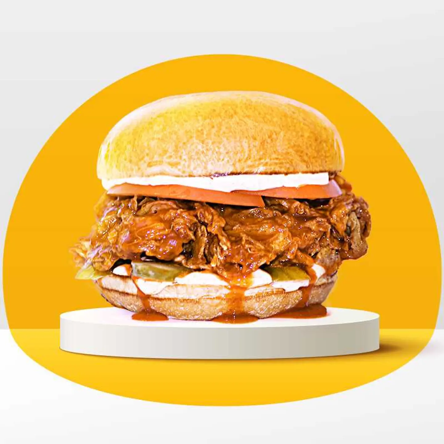Spicy Maple Chicken Burger