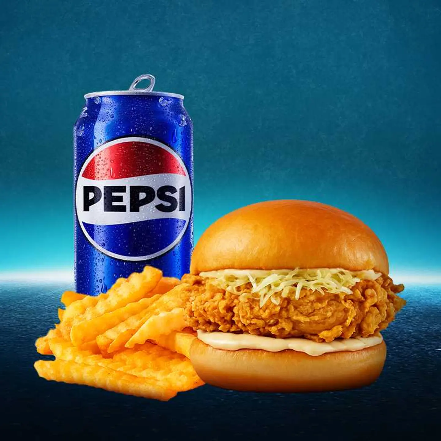 Control Combo Chicken Burger