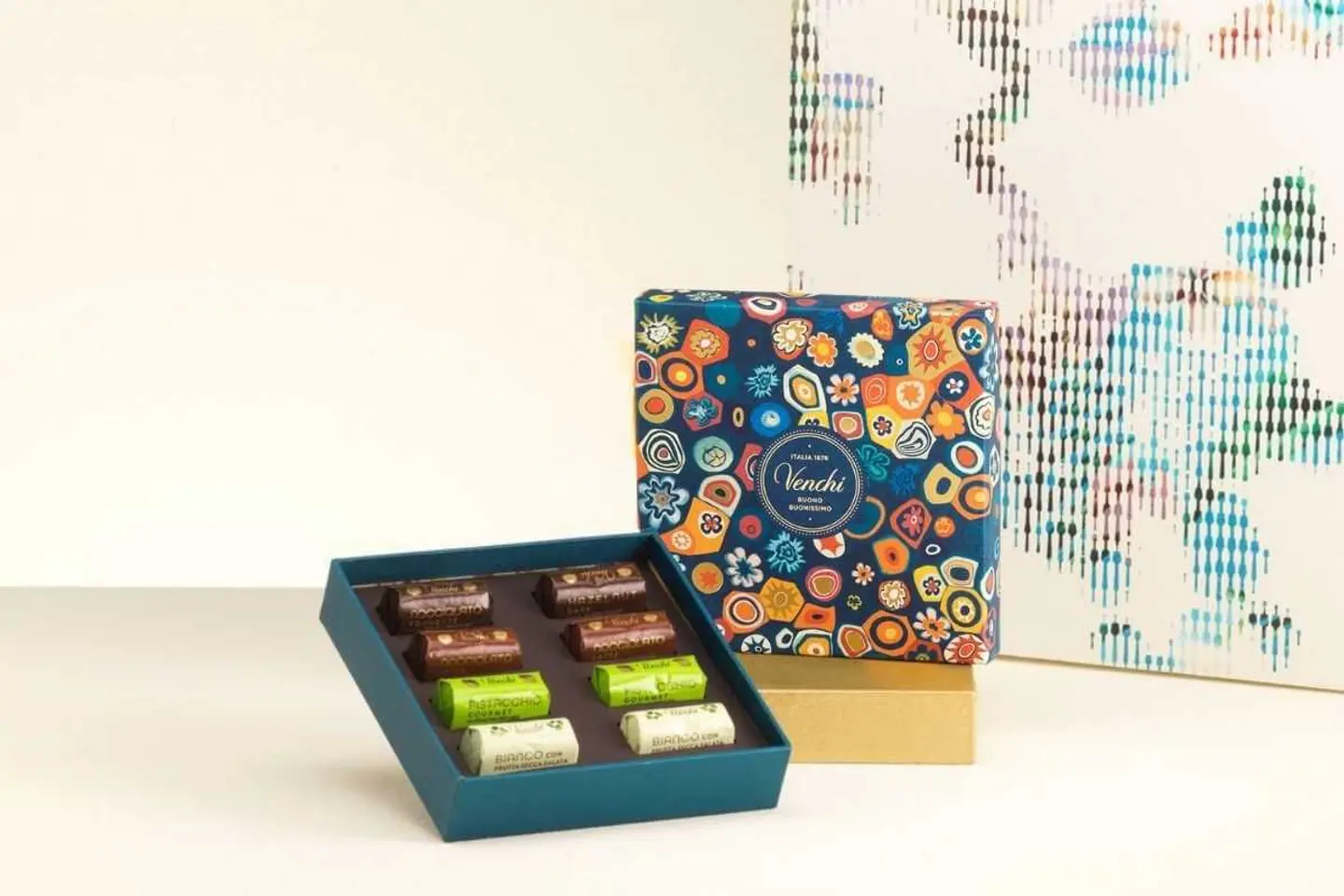 Giftbox Murrine Colored Gems Ingots 117 G