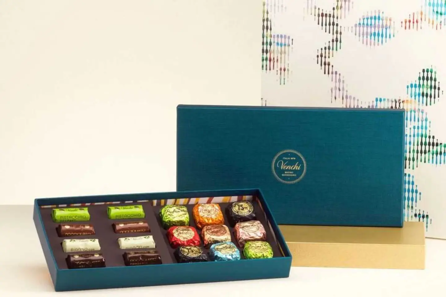 Murrine Blue Giftbox Chocoviar And Lingottino Chocolates 294 G