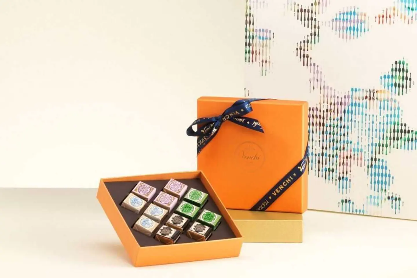 Murrine Orange Giftbox With Cremino Chocolates 135 G