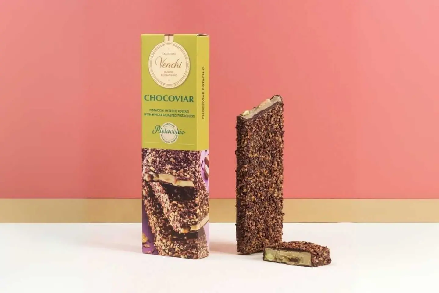 Chocoviar Pistachio Soft Bar 200 G