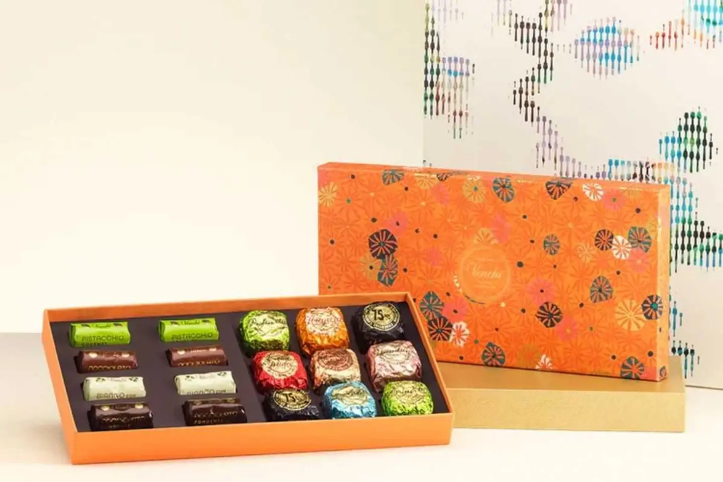 Murrine Orange Giftbox Chocoviar And Lingottino Chocolates 294 G