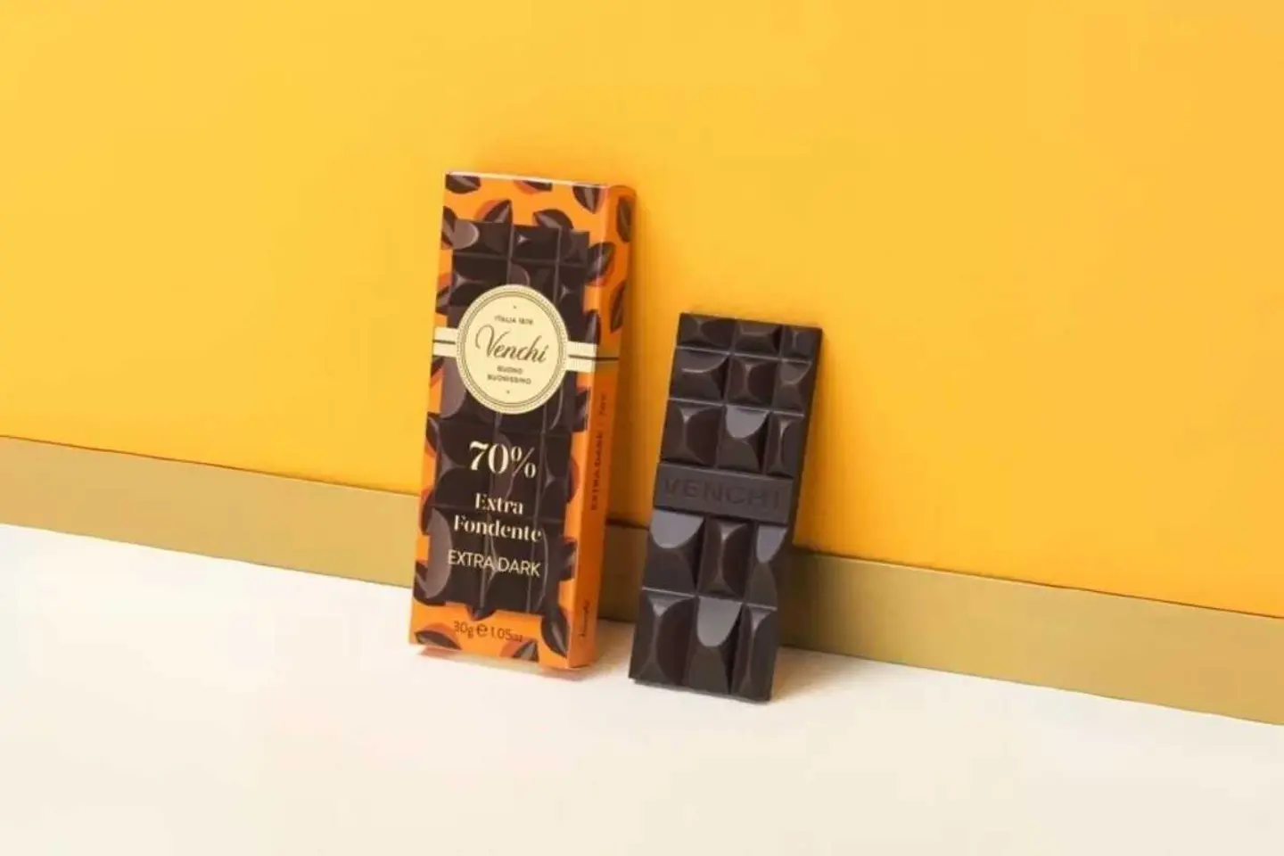 شريط شوكولاتة داكنة 70% ميني
