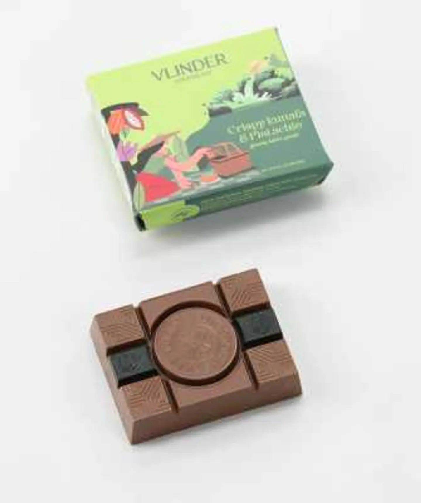 Vlinder Chocolate Crispy Kunafa & Pistachio Bar 90 Gm
