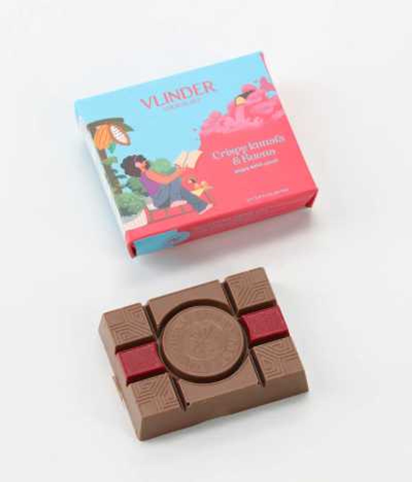 Vlinder Chocolate Crispy Kunafa & Bueno Bar 90 Gm