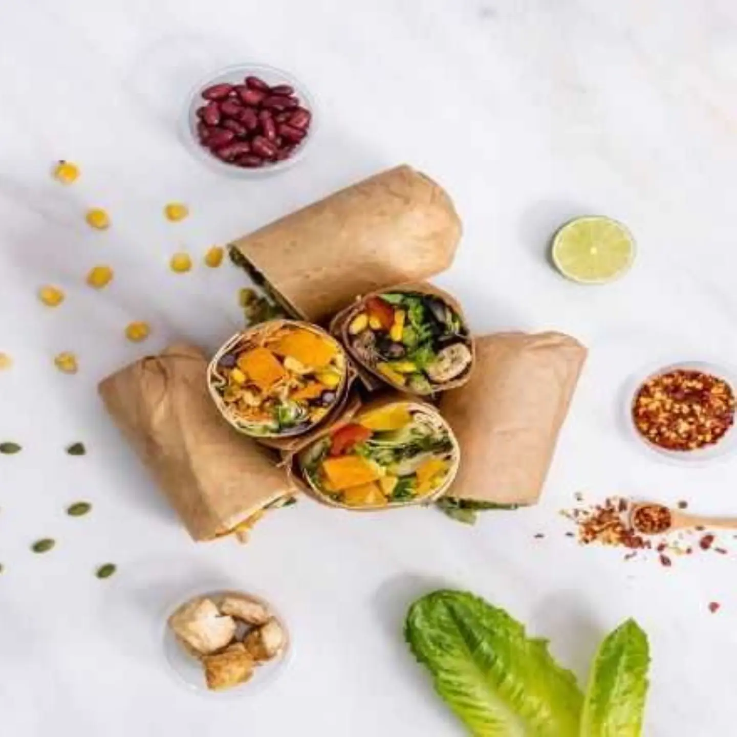 Build Your Own Vegan Wrap