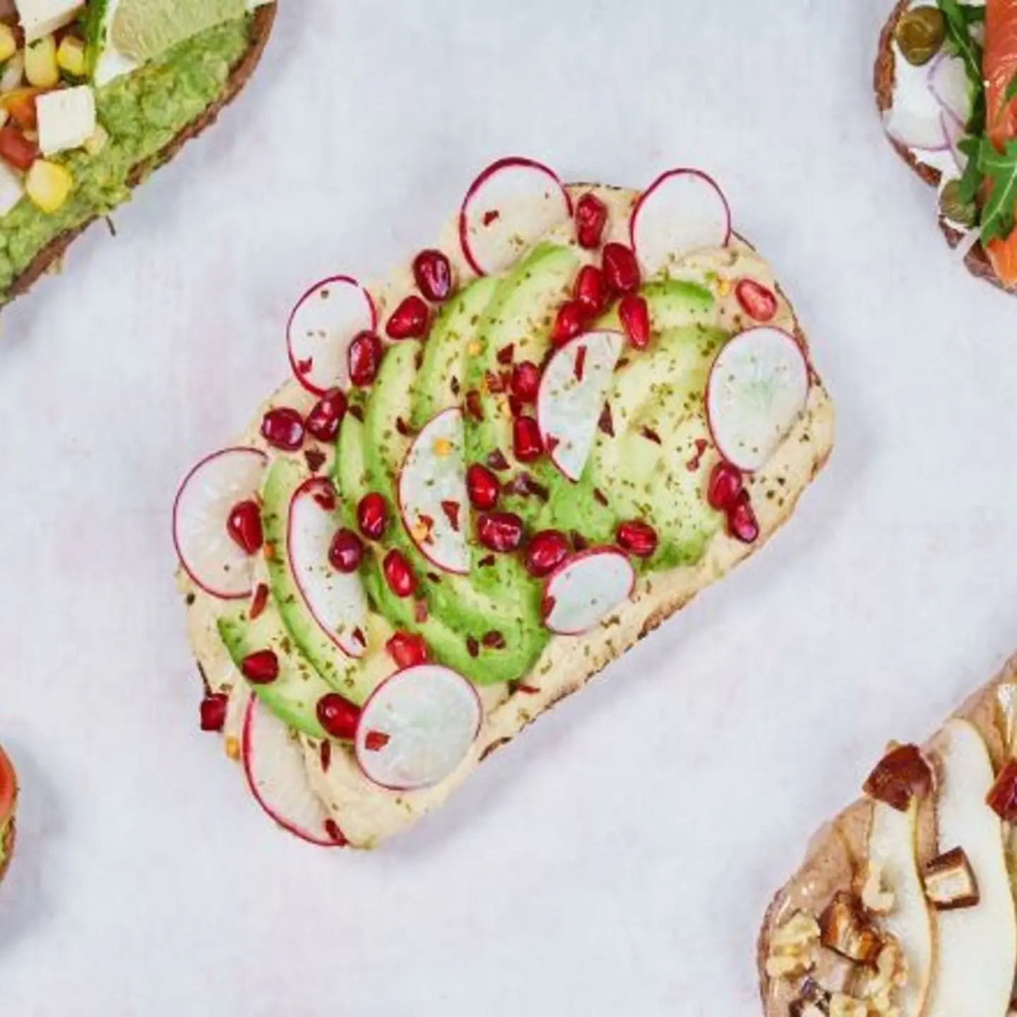 Vegan Avo Hummus Toast