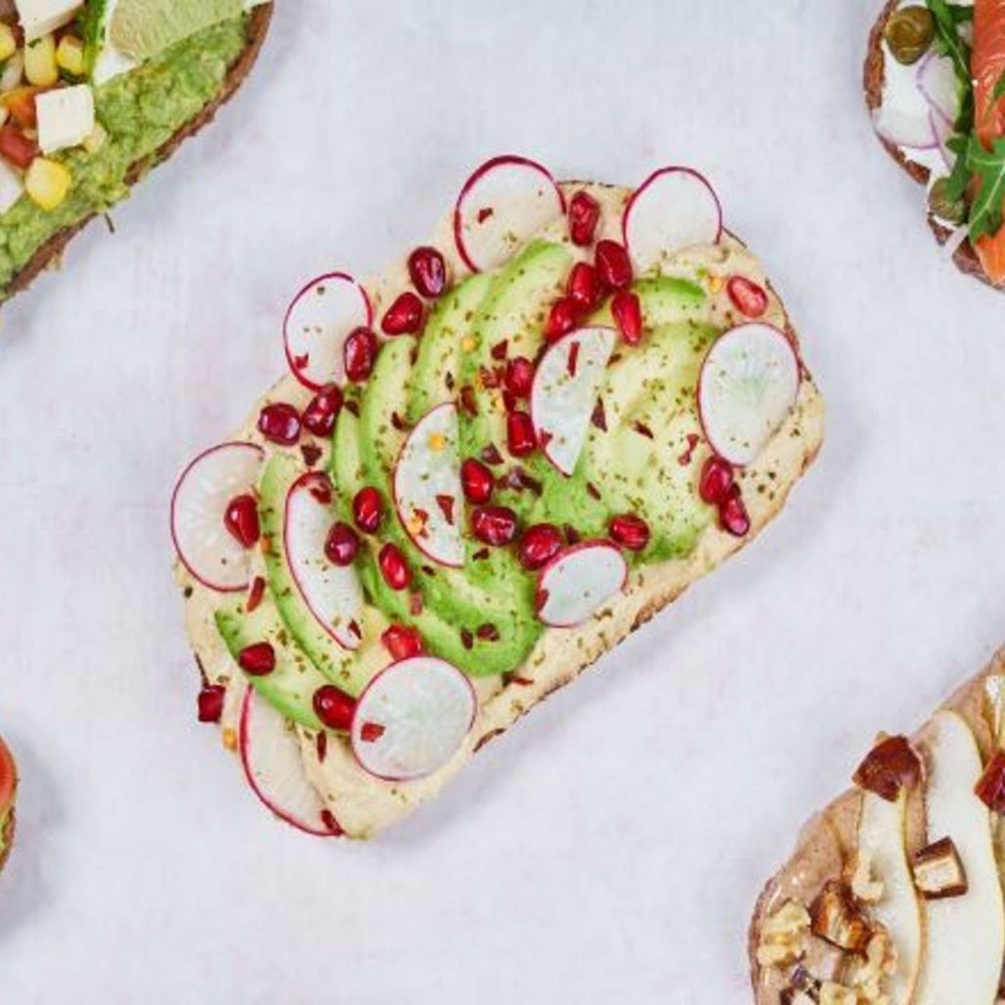Vegan Avo Hummus Toast