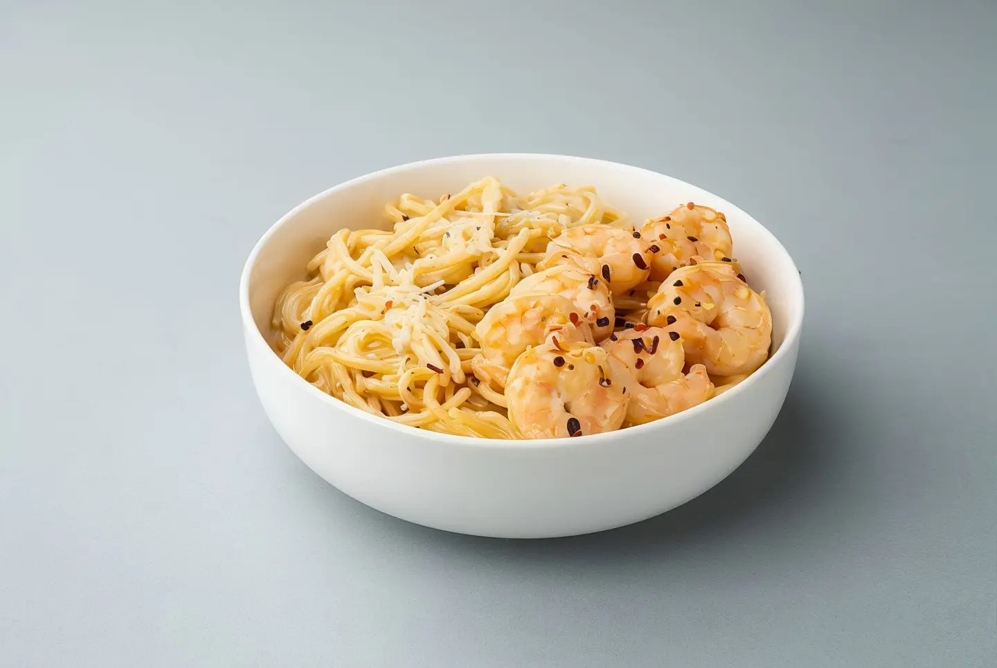 كريمي نودلز شرمب