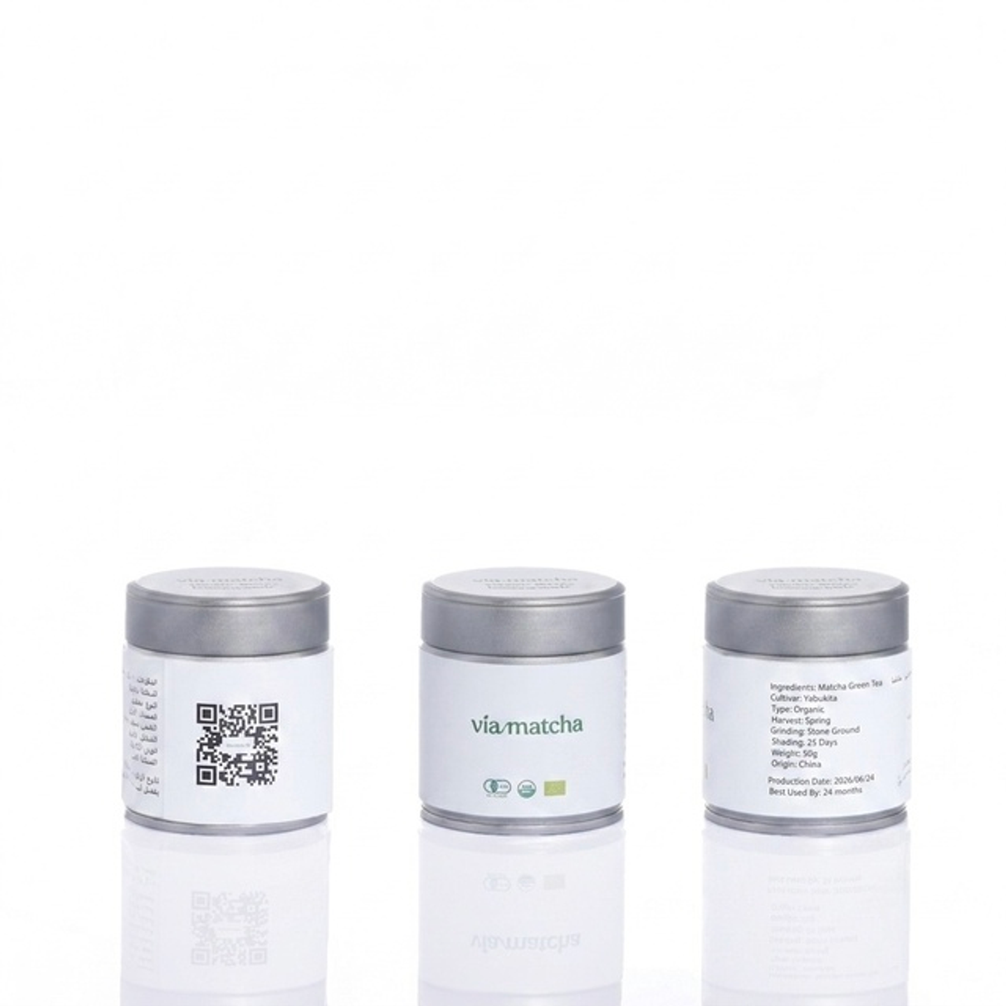 3 Packs Of 50g Organic Yabukita Matcha