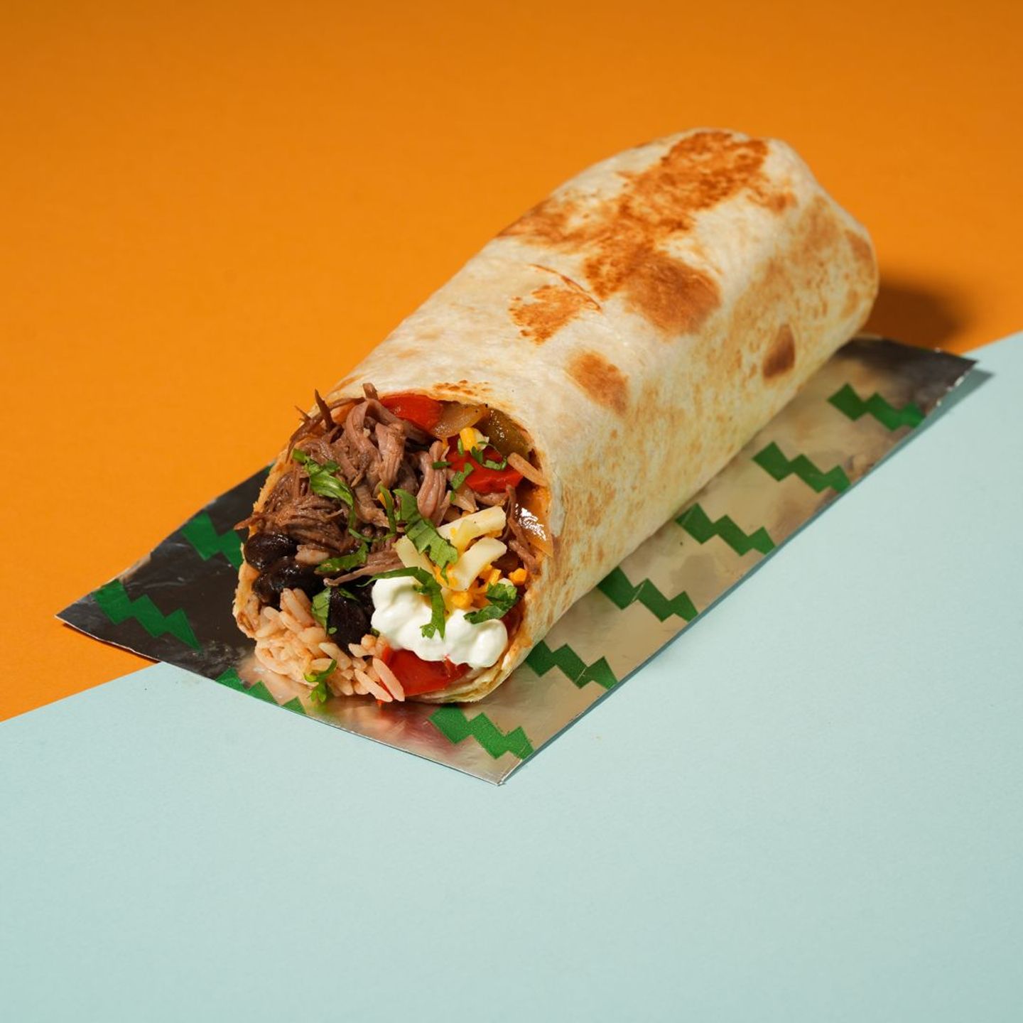 Barbacoa Beef Brisket Burrito