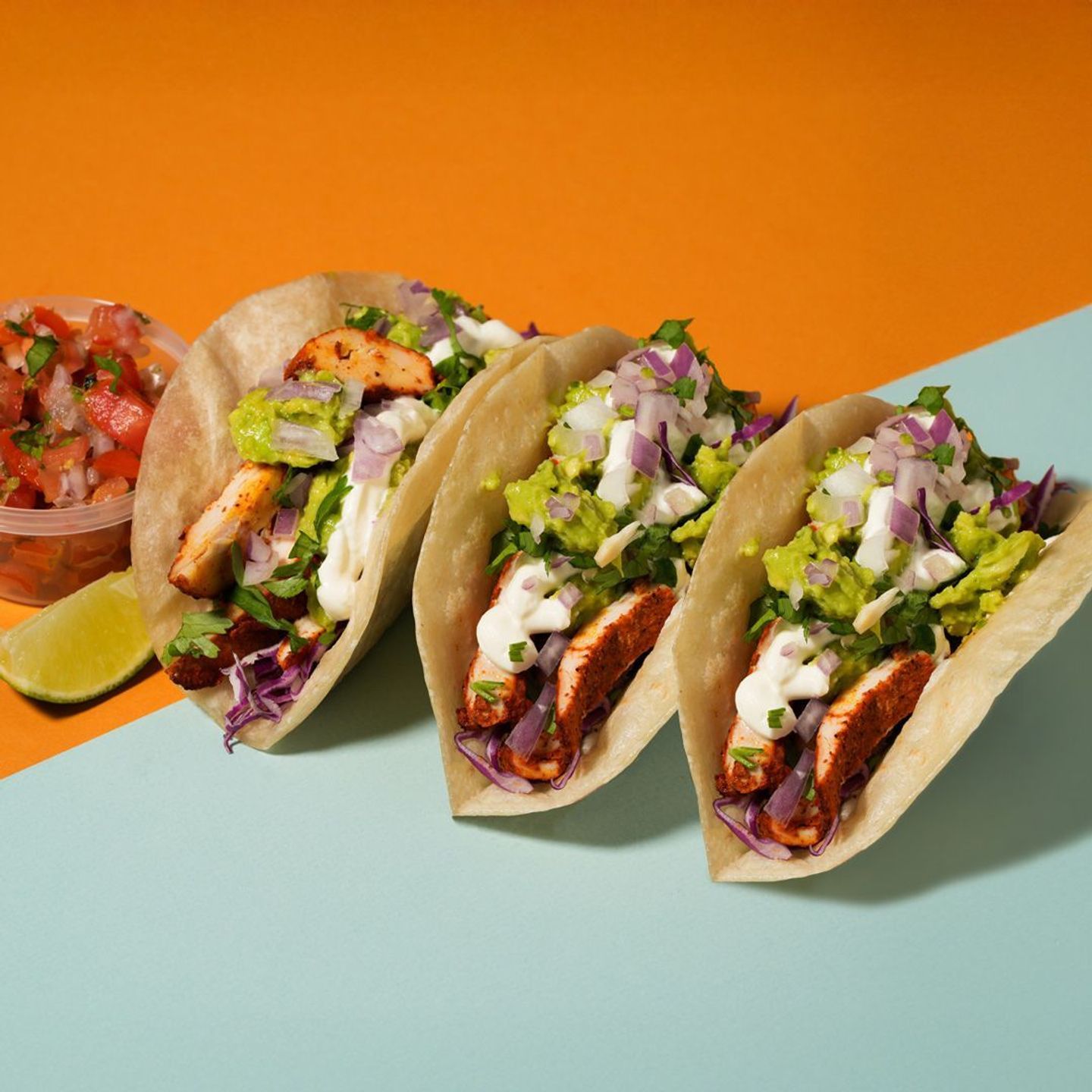 Al Pastor Roasted Chicken Tacos