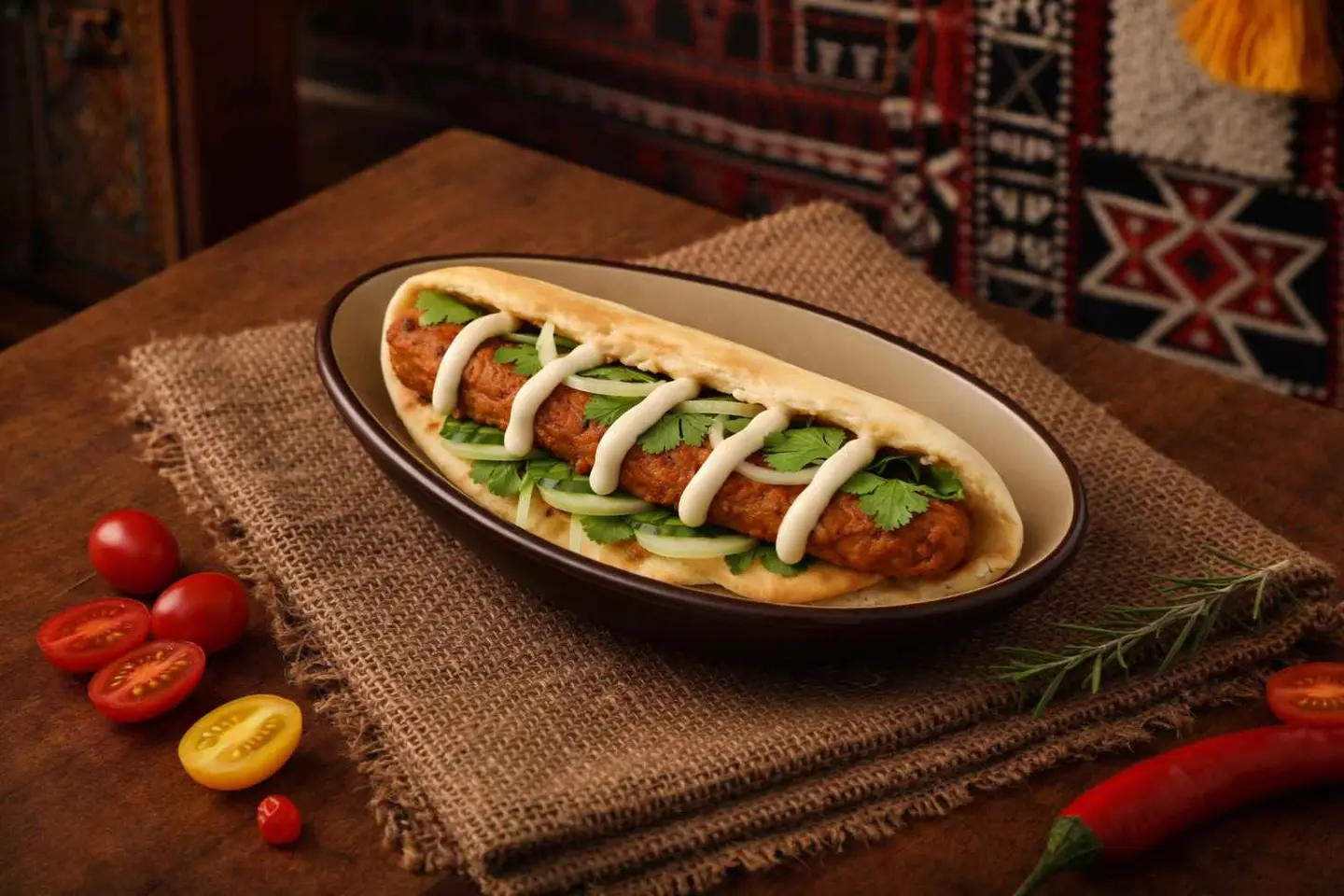 Iraqi Bread Chicken