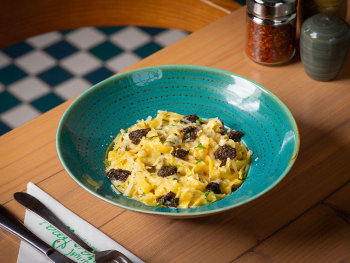 Truffle Chicken Fettuccini Al Fredo